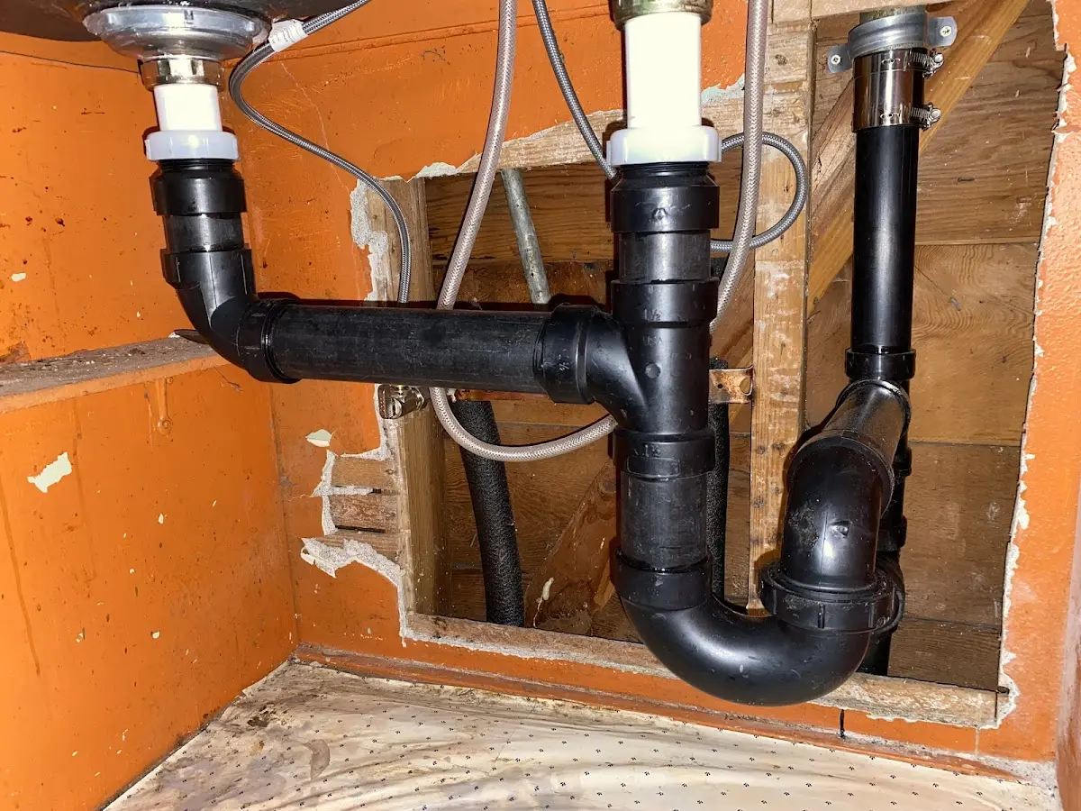 Professional Repiping Services equipment and tools on the job in Manchester